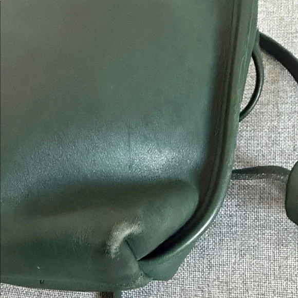 Coach 90s vintage green Leather Crossbody Bag K4B 9919 - Picture 13 of 15